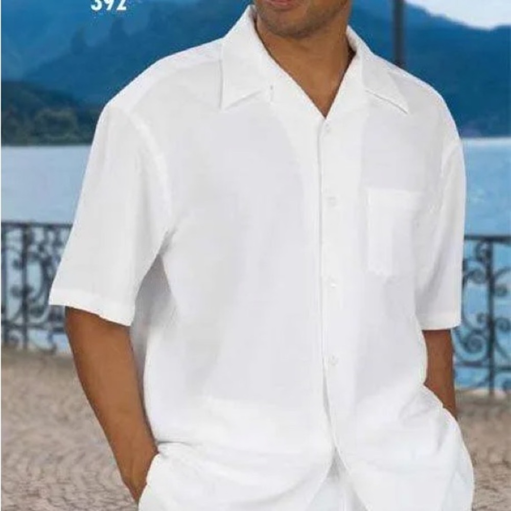 Men's Linen White Walking Suit